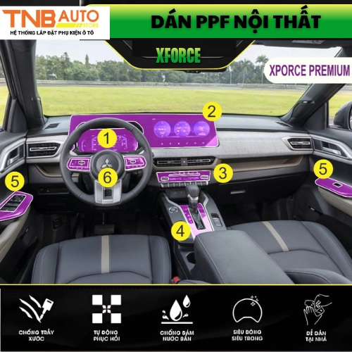 Kinh nghiệm dán PPF nội thất Mitsubishi XForce cần biết 7