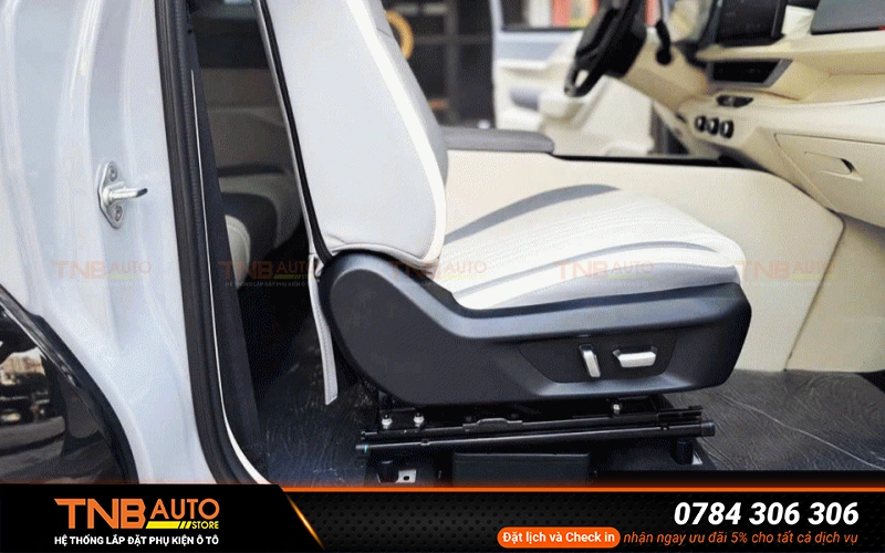 Lắp ghế chỉnh điện xe VinFast Minio Green tùy chỉnh mượt mà 11 Quy trình lắp ghế chỉnh điện xe Vinfast Minio Green chuẩn kỹ thuật tại TNB Auto