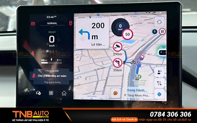 VF3 Tiêu chuẩn 2 hỗ trợ Apple CarPlay/Android Auto trong khi bản Tiêu chuẩn 1 thì không