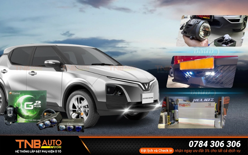 Tư vấn gói lắp bi gầm VinFast Nerio Green chuẩn zin 8 Chủ xe VinFast Nerio Green muốn đảm bảo tầm nhìn quan sát tầm thấp đặc biệt trong các điều kiện thiếu sáng thì lắp bi gầm là lựa chọn đáng cân nhắc