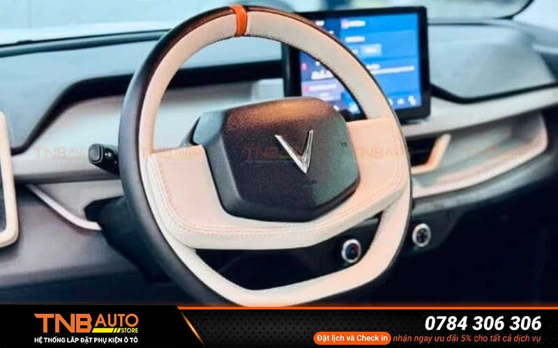 Hệ thống TNB Auto - Đơn vị bọc vô lăng xe VinFast Minio Green chất lượng và đáng tin cậy tại TP. HCM