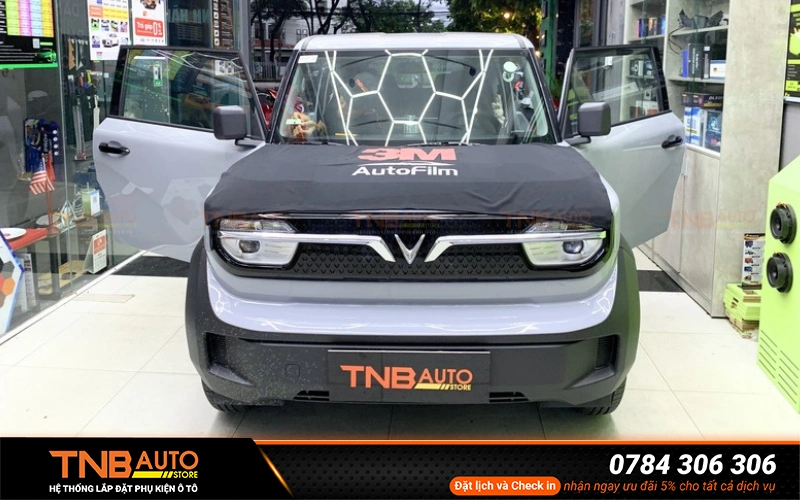 Hệ thống TNB Auto - Địa chỉ lắp phụ kiện chính hãng cho Vinfast VF3 tại khu vực TP. HCM