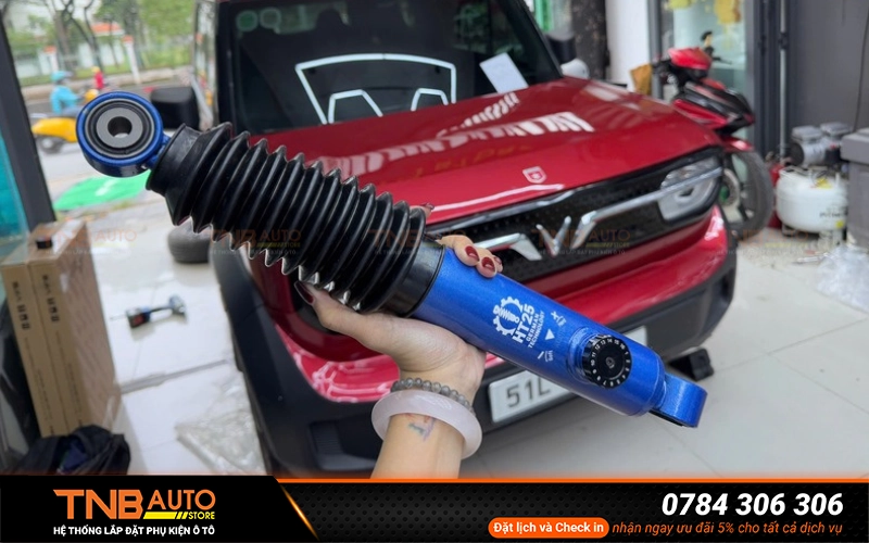 Tính năng nổi bật của phuộc HT25 khi lắp cho xe Vinfast VF3 