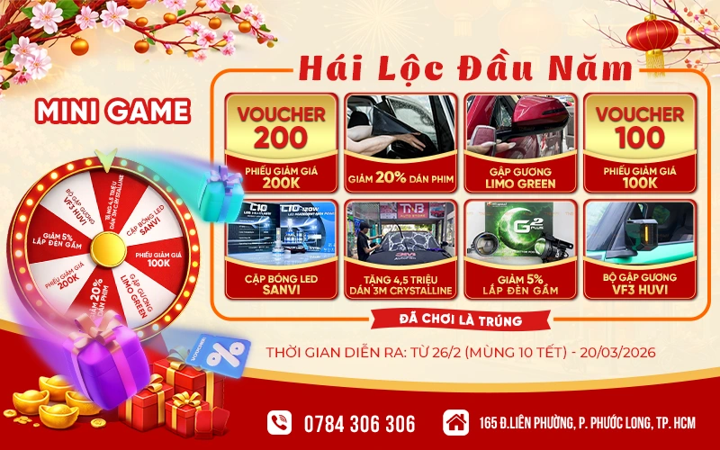 Mini Game Hái Lộc Đầu Năm – Đã chơi là trúng với hàng loạt quà tặng và ưu đãi giá trị