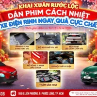 Các quà tặng, ưu đãi quý khách hàng sẽ nhận được khi dán phim cách nhiệt xe điện tại TNB Auto