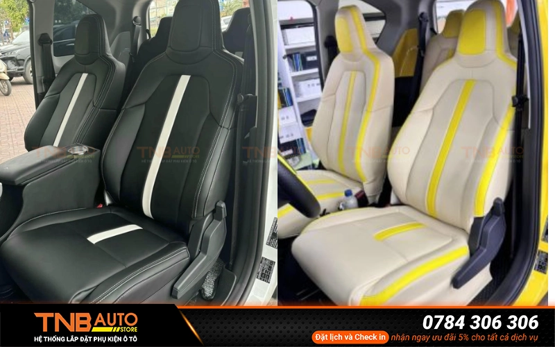 Bọc ghế da Vinfast EC Van đa dạng mẫu, giá cực tốt 11 Bọc ghế da VinFast EC Van là giải pháp đơn giản nhưng mang lại hiệu quả rõ rệt cho khoang cabin