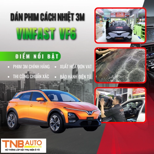 Dán phim cách nhiệt 3M VF6 chính hãng cao cấp 7