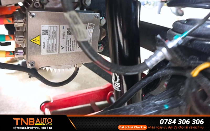 Hệ thống TNB Auto địa chỉ lắp phuộc HT25 Basic xe VF3 chính hãng tại TP.HCM