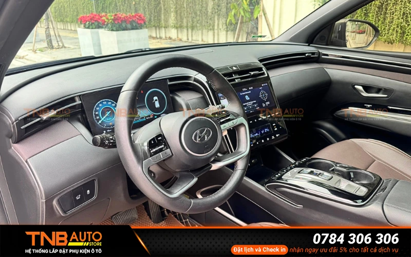 Không gian nội thất của xe Hyundai Tucson được đánh giá khá cao trong phân khúc SUV 