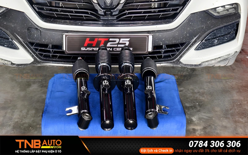 Phuộc rebound Vinfast Lux SA HT25 tùy chỉnh 16 nấc 16 Tính năng nổi bật của phuộc rebound Vinfast Lux SA HT25