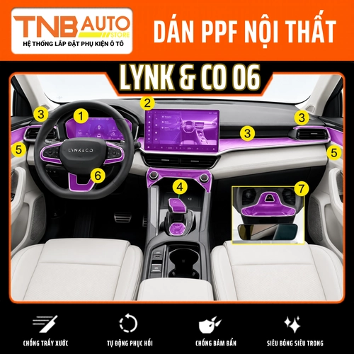 Dán PPF nội thất Lynk & Co 06 1