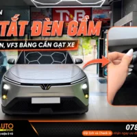 Hướng dẫn bật tắt đèn gầm Limo Green VF3 bằng cần gạt xe 1