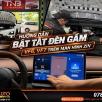 Hướng dẫn cách bật tắt đèn gầm VF6 VF7 trên màn hình zin 1