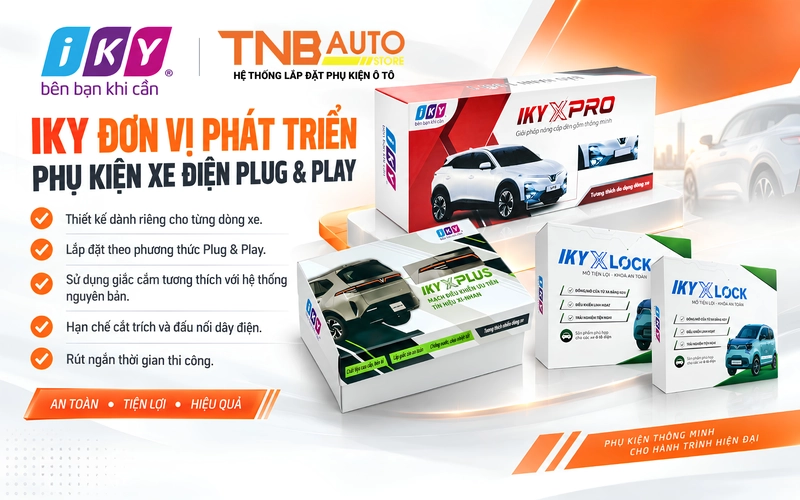 IKY đơn vị phát triển phụ kiện xe điện cắm giắc Plug & Play