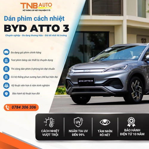 Dán phim cách nhiệt BYD Atto 3 7
