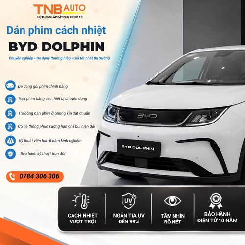 Dán phim cách nhiệt BYD Dolphin 5