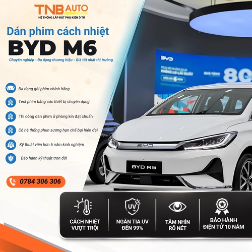 Dán phim cách nhiệt BYD M6 7