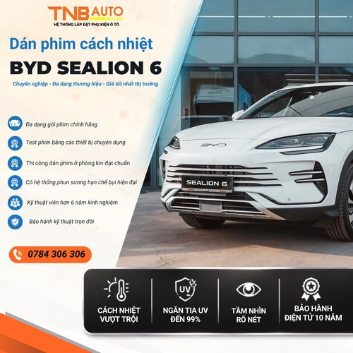 Dán phim cách nhiệt BYD Sealion 6 5
