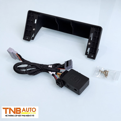 Mặt dưỡng màn hình Android Vinfast VF2 kèm CANBUS cắm giắc 10 Mặt dưỡng & CANBUS lắp màn hình Android 3