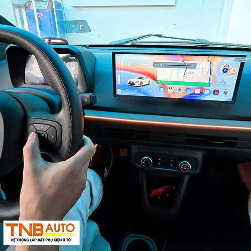 Mặt dưỡng màn hình Android Vinfast VF2 kèm CANBUS cắm giắc 2 Mặt dưỡng màn hình Android Vinfast VF2 kèm CANBUS 10