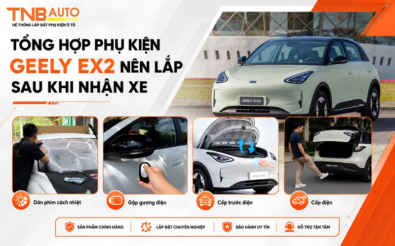Tổng hợp phụ kiện Geely EX2 nên lắp sau khi nhận xe 4 Tổng hợp phụ kiện Geely EX2 1