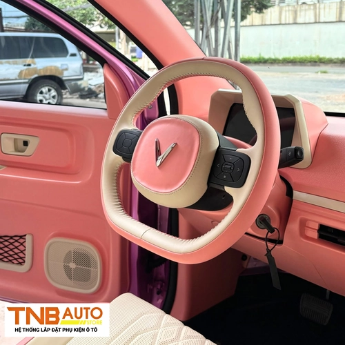Bọc vô lăng VF2 đẹp, êm tay, chống trơn trượt 5 Bọc vô lăng VF2 3