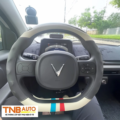 Bọc vô lăng VF2 đẹp, êm tay, chống trơn trượt 4 Bọc vô lăng VF2 4