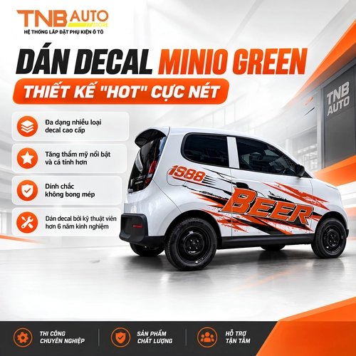 Dán decal Minio Green 1