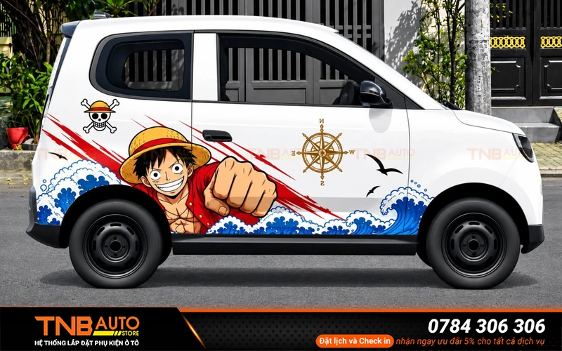 Dán decal VF2 sắc nét, bền màu 9 Dán decal giúp VinFast VF2 có màu sắc và phong cách mới mà không cần sơn lại toàn bộ xe