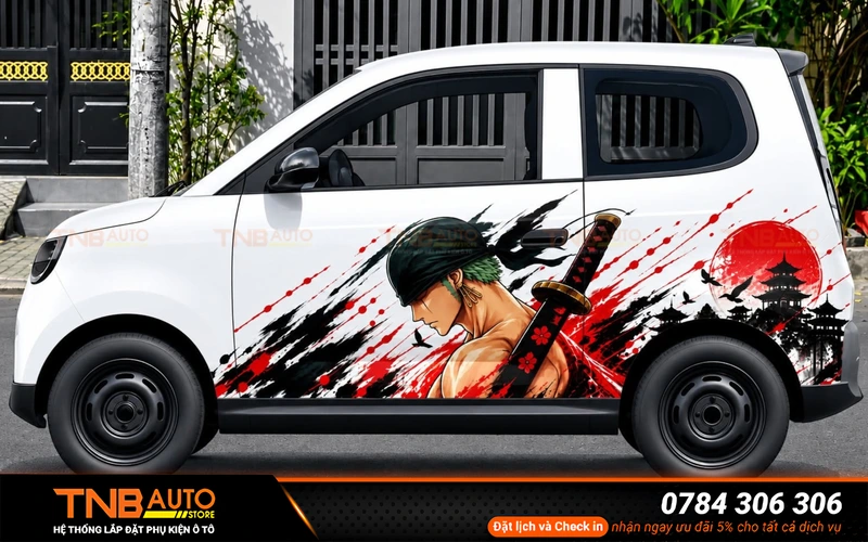 Dán decal VF2 sắc nét, bền màu 11 Dán decal VinFast VF2 chia thành nhiều loại khác nhau tùy theo phạm vi thi công, phong cách thiết kế