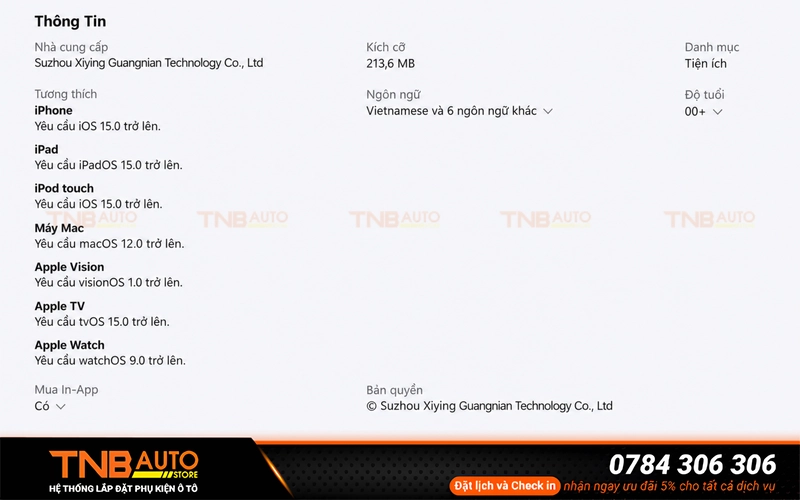 Hướng dẫn sử dụng APTV trên iPhone và Apple CarPlay miễn phí 2 Nhà phát triển/nhà cung cấp của APTV là: Suzhou Xiying Guangnian Technology Co., Ltd