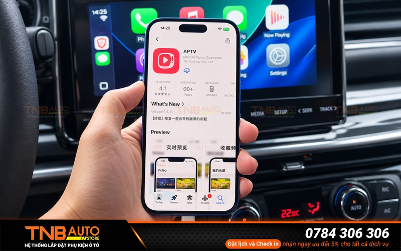 Hướng dẫn sử dụng APTV trên iPhone và Apple CarPlay miễn phí 3 Hướng dẫn tải APTV miễn phí trên iPhone