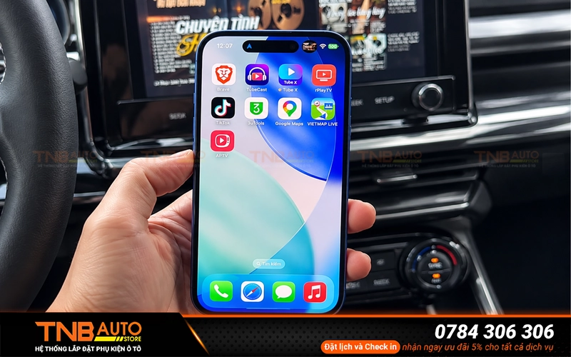Hướng dẫn sử dụng APTV trên iPhone và Apple CarPlay miễn phí 4 Đầu tiên cần kiểm tra phiên bản iOS trên iPhone 26.4 trở lên