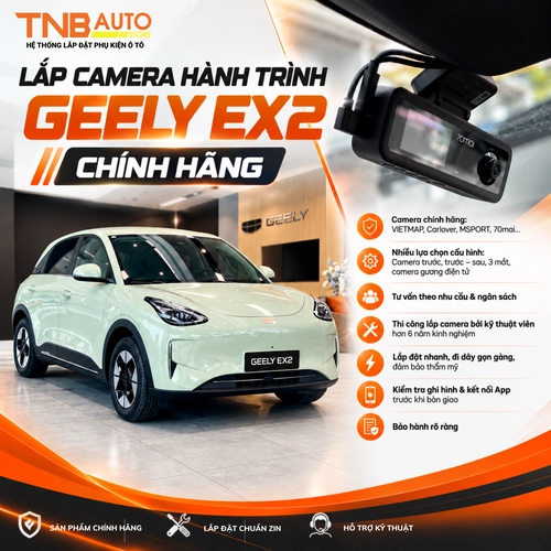 Lắp camera hành trình Geely EX2 chính hãng 1