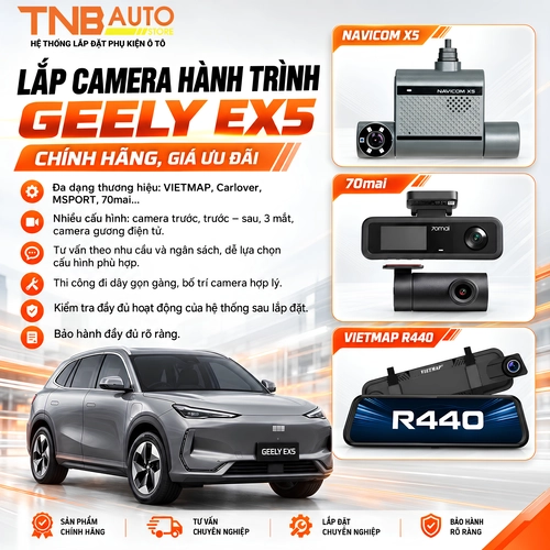 Lắp camera hành trình Geely EX5 1