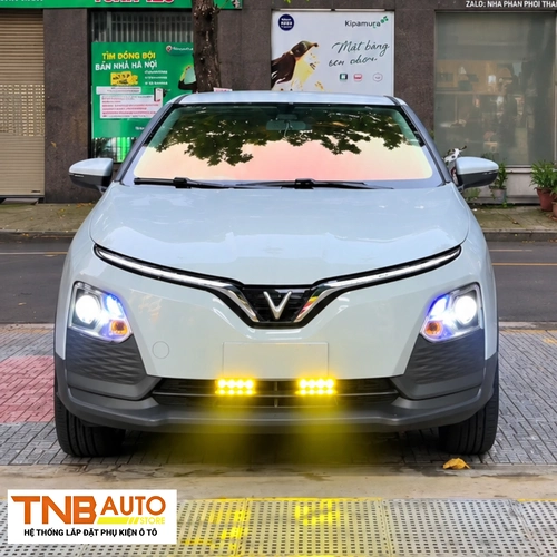 Lắp đèn trợ sáng Vinfast VF5 - Điều khiển trên cần gạt zin 3 Lắp đèn trợ sáng Vinfast VF5 2
