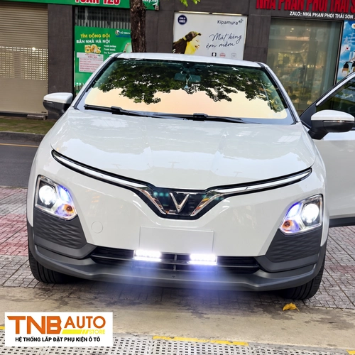 Lắp đèn trợ sáng Vinfast VF5 - Điều khiển trên cần gạt zin 2 Lắp đèn trợ sáng Vinfast VF5 3