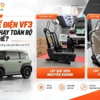 Lắp ghế điện VF3 có nên thay toàn bộ khung ghế 1