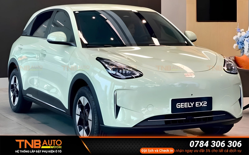 So sánh Geely EX2 và VF5: Đều 500 triệu nên chọn xe nào? 1 Xét về kích thước tổng thể thì Geely EX2 lớn hơn VF5 khá rõ
