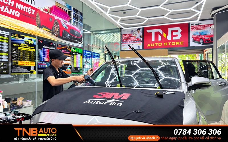 TNB Auto hoàn tiền gấp đôi nếu khách hàng phát hiện sản phẩm được thi công không phải hàng chính hãng 3M