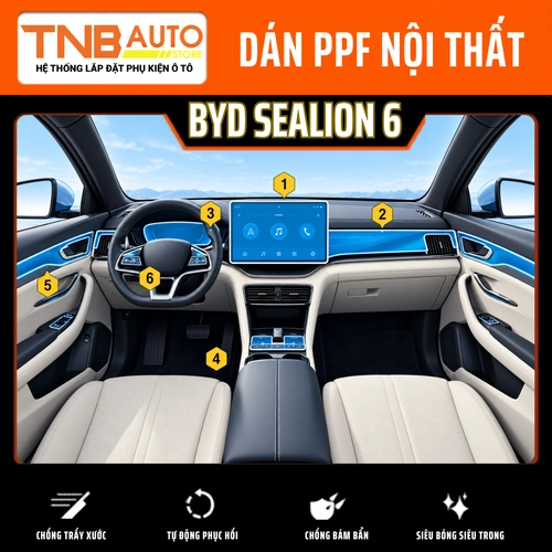 Dán PPF nội thất BYD Sealion 6 1