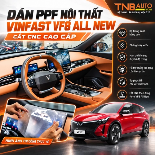 Dán PPF nội thất Vinfast VF8 All NEW 1