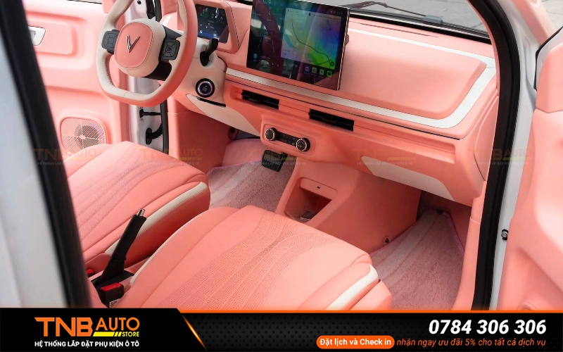 Ưu điểm của đổi màu nội thất VF2 tại TNB Auto 